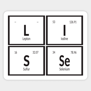 Lisse Table of Elements Sticker